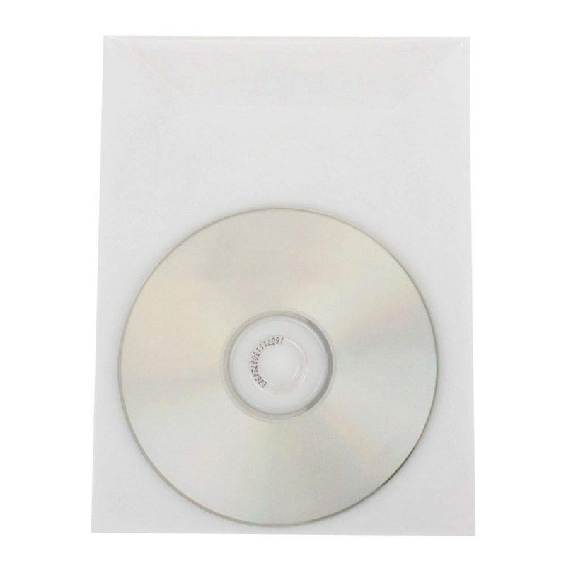 StarTechDeals 100 Clear CPP Movie Plastic Sleeves + 2 Disc Non-Woven Sleeves by StarTechDeals - Image 4